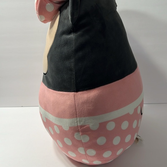 Minnie Mouse Pink & Gray w/ White polka Dots Original SqiushMallow Super Soft - Picture 7 of 11
